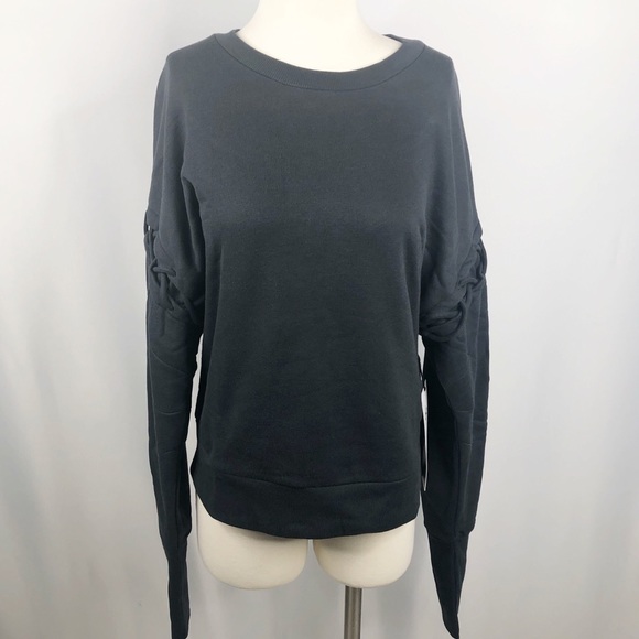 ALO Yoga Hook Up lattice long sleeve pullover - Picture 7 of 7